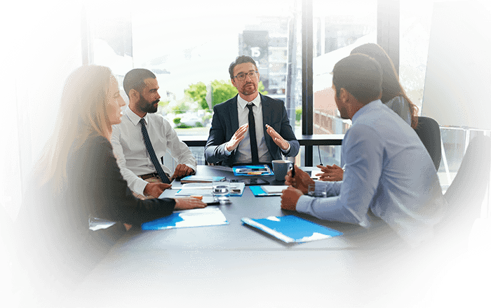 pessoas em uma palestra